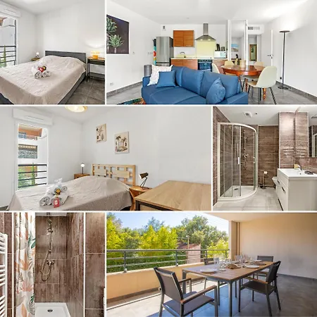 Апартаменты Apprt 2 Cham, Proche Du Centre, Wifi, Climatisation, San Giovanni Сен-Рафаэль