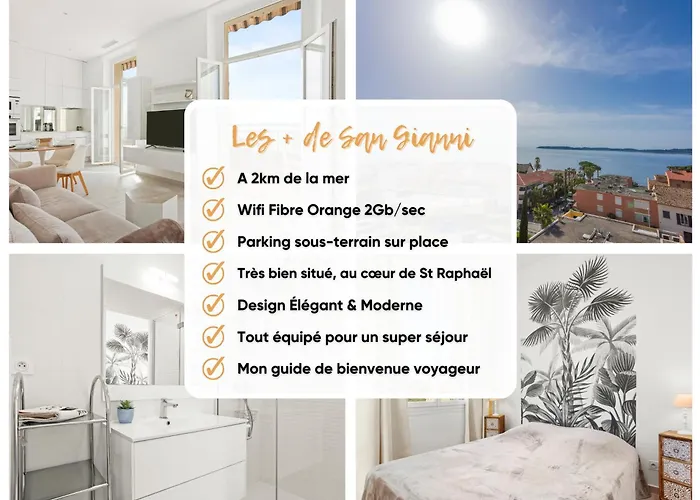 Apprt 2 Cham, Proche Du Centre, Wifi, Climatisation, San Giovanni Saint-Raphaël